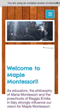 Mobile Screenshot of maplemontessori.com